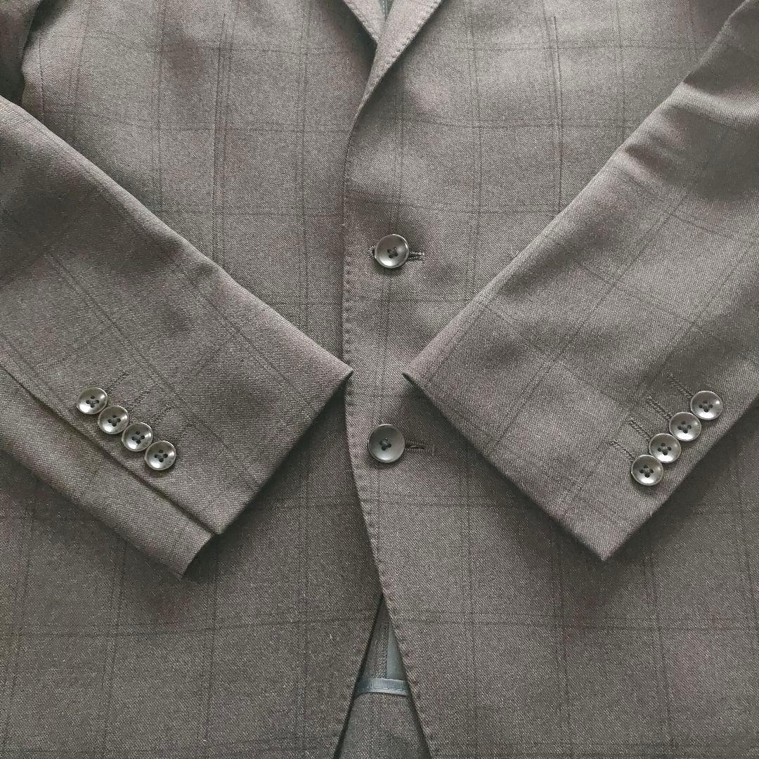 SUIT SELECT チェック柄　4Sスリーピーススーツ　Y4