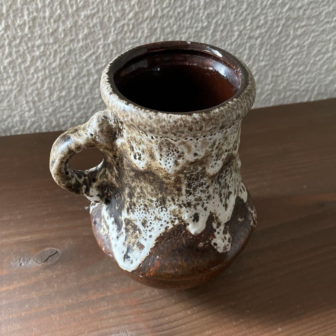 FAT LAVA ファットラバ ヴィンテージ花器 ドイツ花瓶 17cm