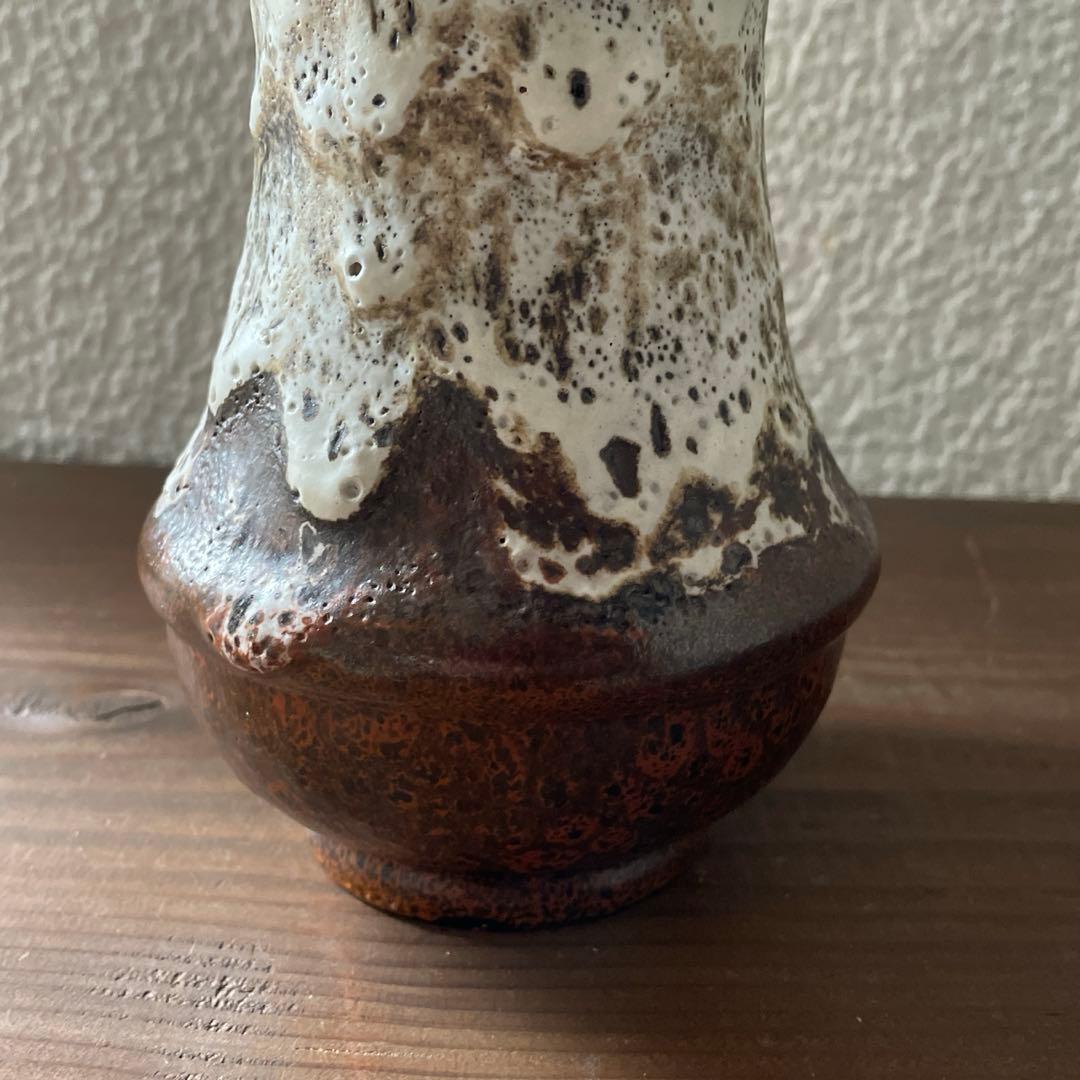 FAT LAVA ファットラバ ヴィンテージ花器 ドイツ花瓶 17cm