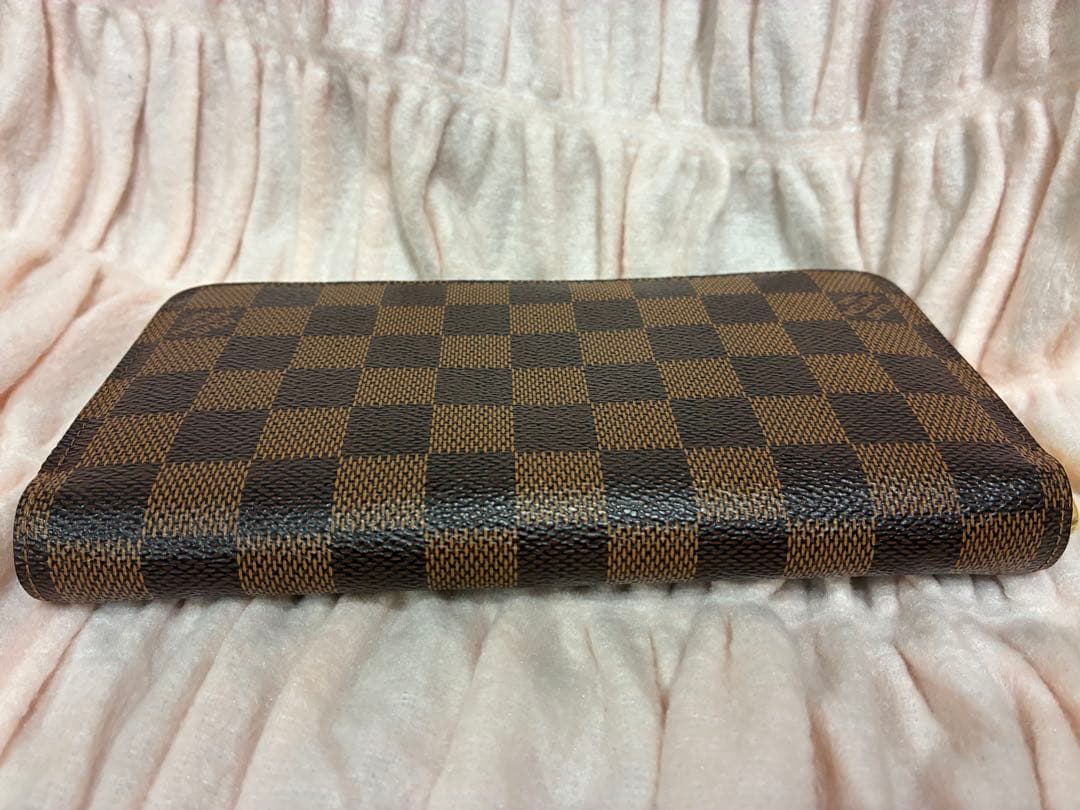 【美品】ルイヴィトン ダミエ エベヌ ジッピーウォレット 長財布