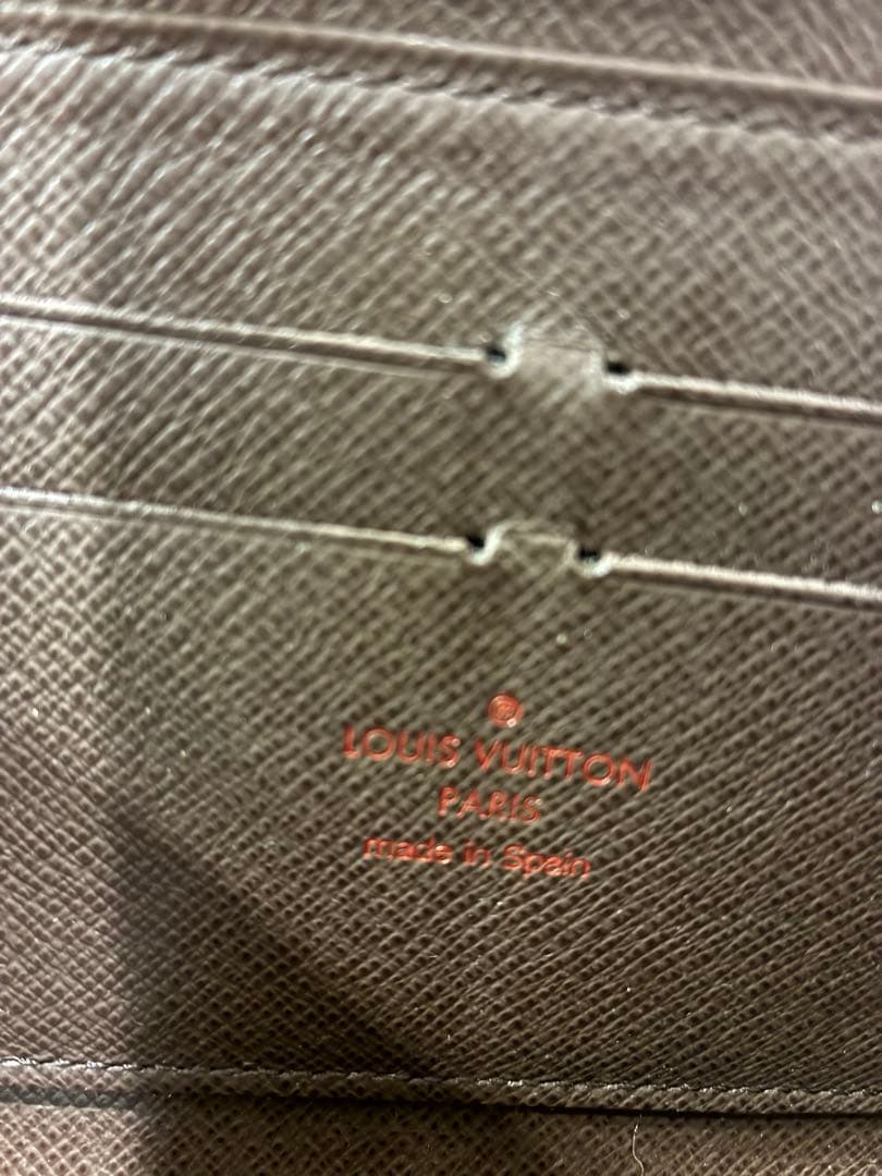 【美品】ルイヴィトン ダミエ エベヌ ジッピーウォレット 長財布