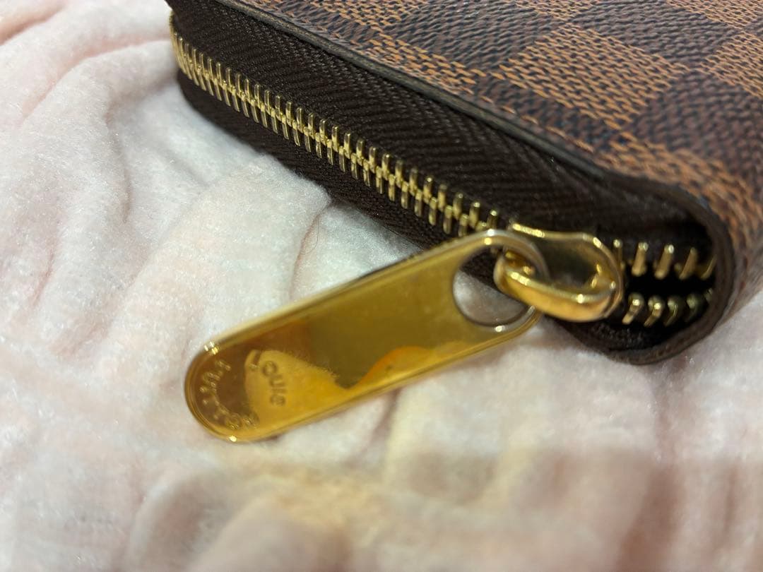 【美品】ルイヴィトン ダミエ エベヌ ジッピーウォレット 長財布