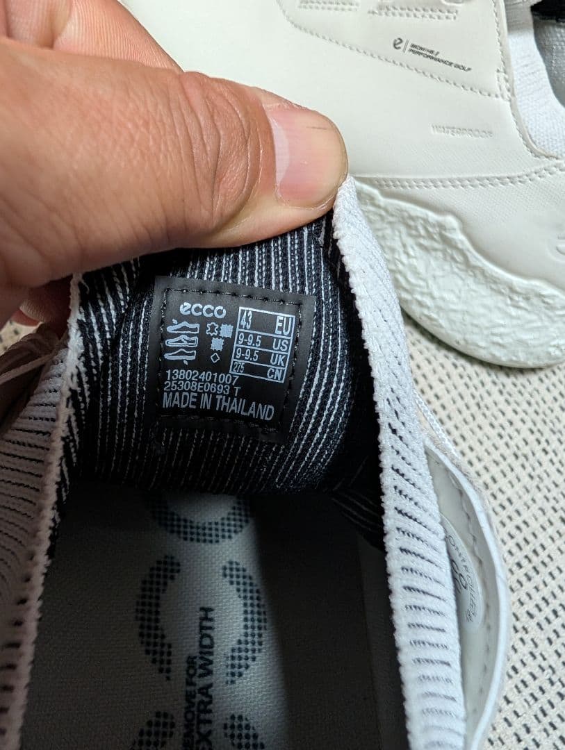 エコー　ゴルフシューズ　未使用　biom h5 hybrid サイズ27.5cm