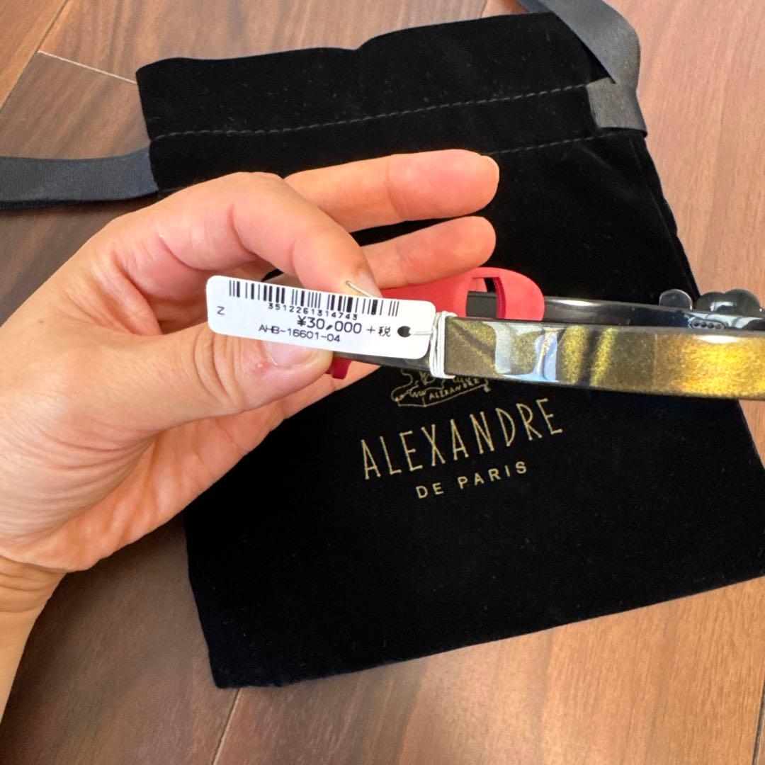 【新品タグ付き】 ALEXANDRE DE PARIS カチューシャ