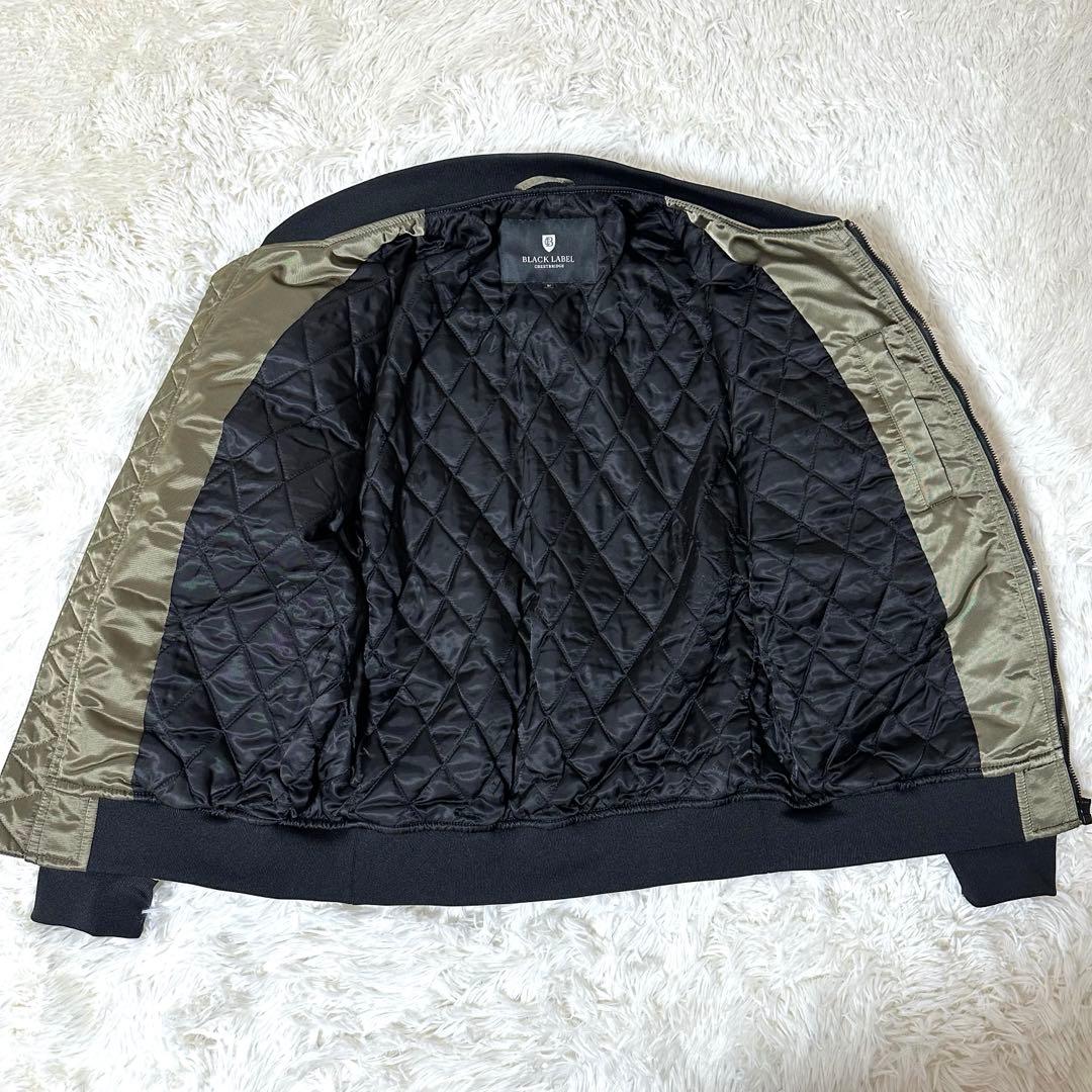 ブラックレーベルクレストブリッジ ボンバージャケット シャドーロゴ