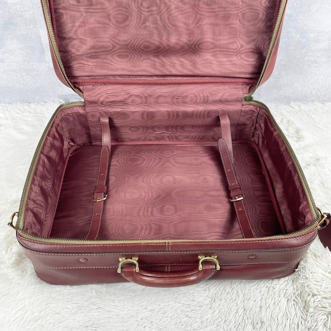 美品 Cartier レザー 2WAYトランクケース マストライン