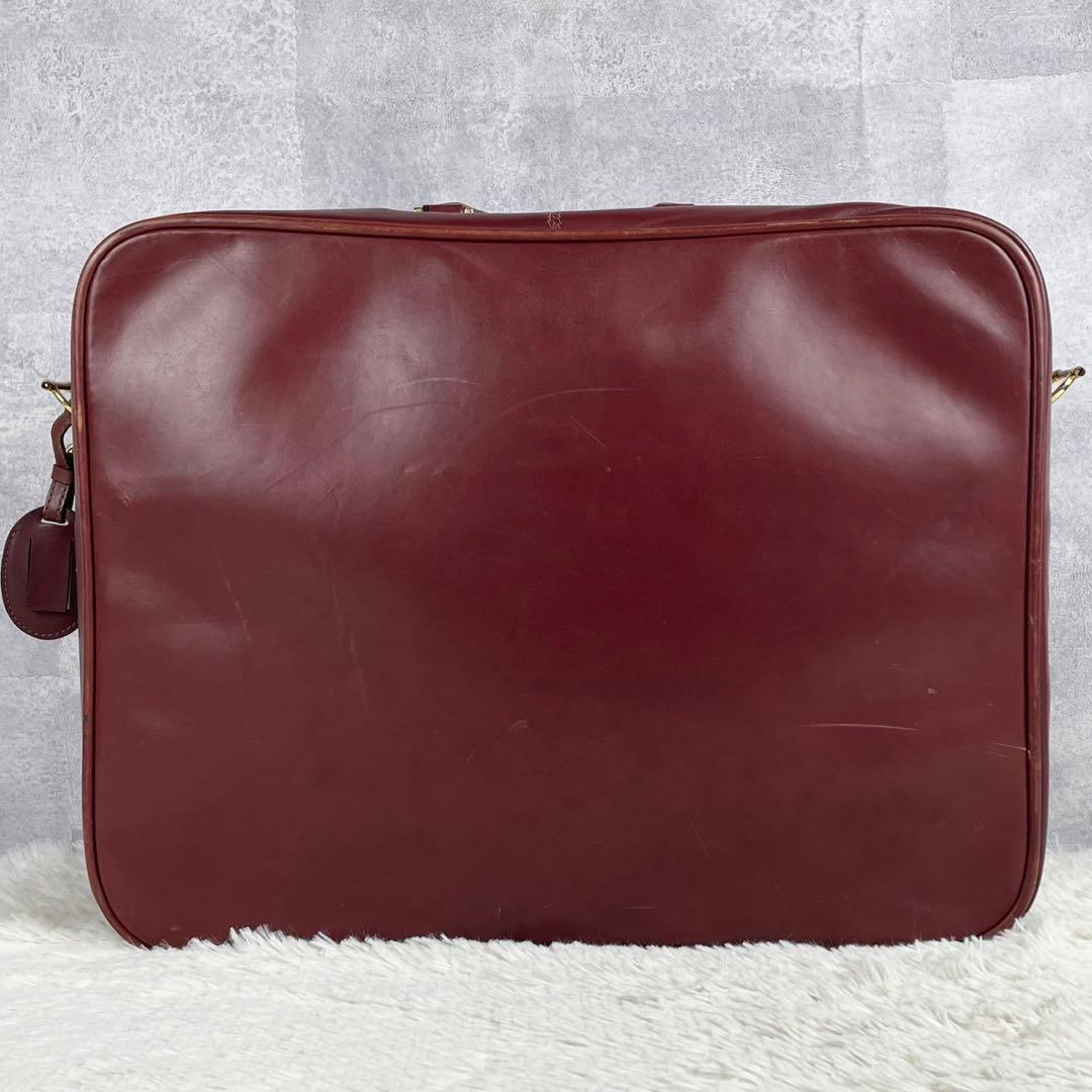 美品 Cartier レザー 2WAYトランクケース マストライン