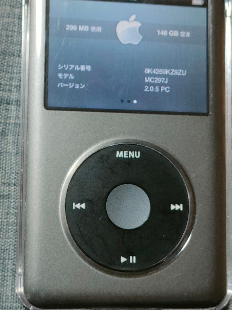 Apple iPod Classic 160GB バッテリーほぼ未使用HDD交換