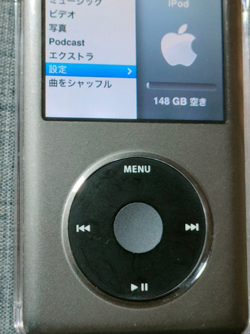 Apple iPod Classic 160GB バッテリーほぼ未使用HDD交換