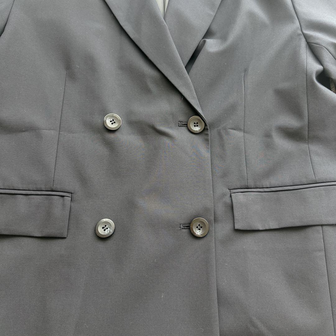 ◯【未使用級】JS オケージョン　トロストレッチジャケット　スカート　ネイビー