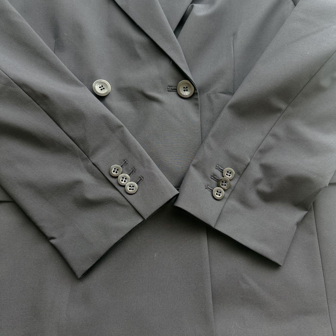 ◯【未使用級】JS オケージョン　トロストレッチジャケット　スカート　ネイビー