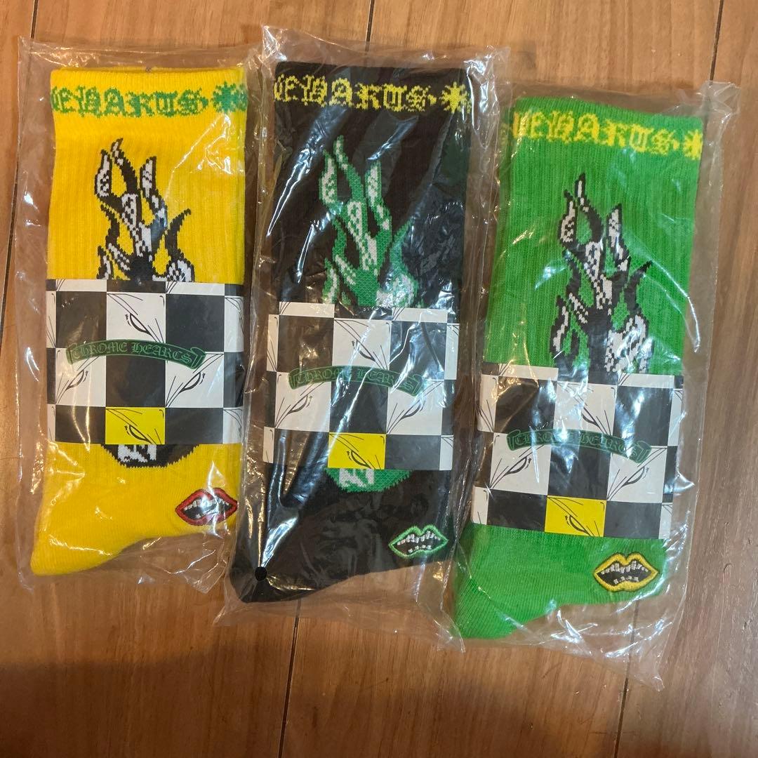 CHROME HEARTS クロムハーツ　靴下3足セット