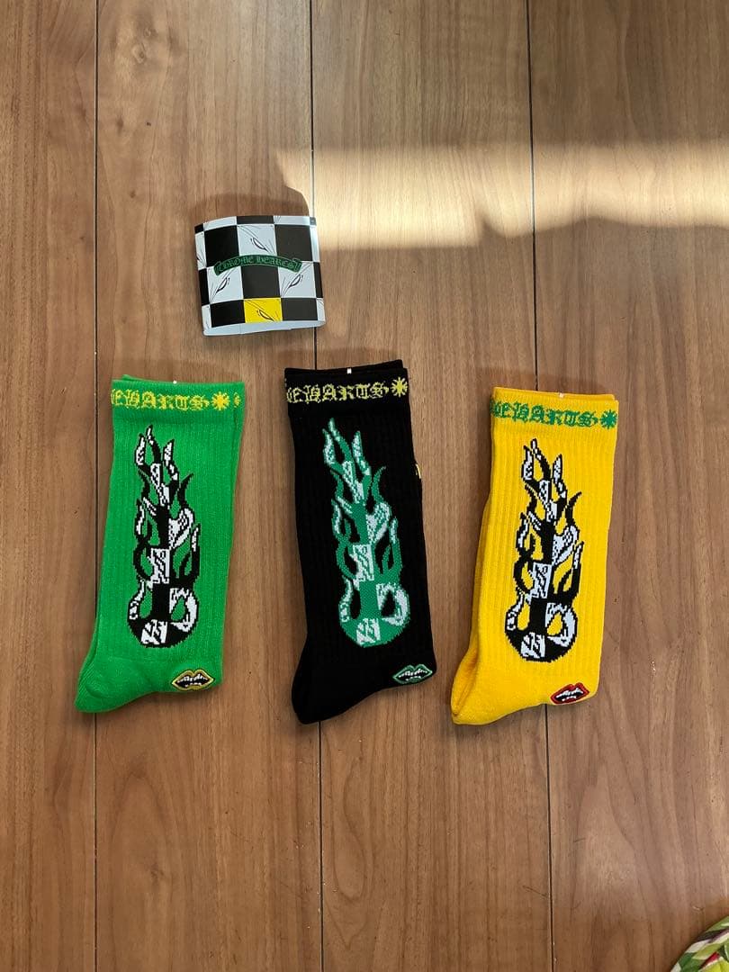 CHROME HEARTS クロムハーツ　靴下3足セット