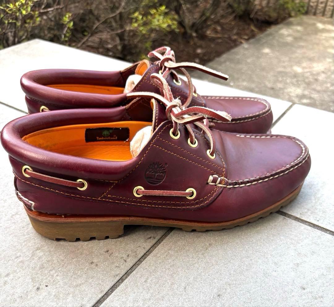 国内正規品 Timberland 3eye バーガンディ 27cm