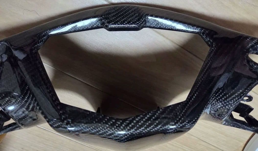 シグナスX5型用メーターカウル本物カーボン交換タイプ