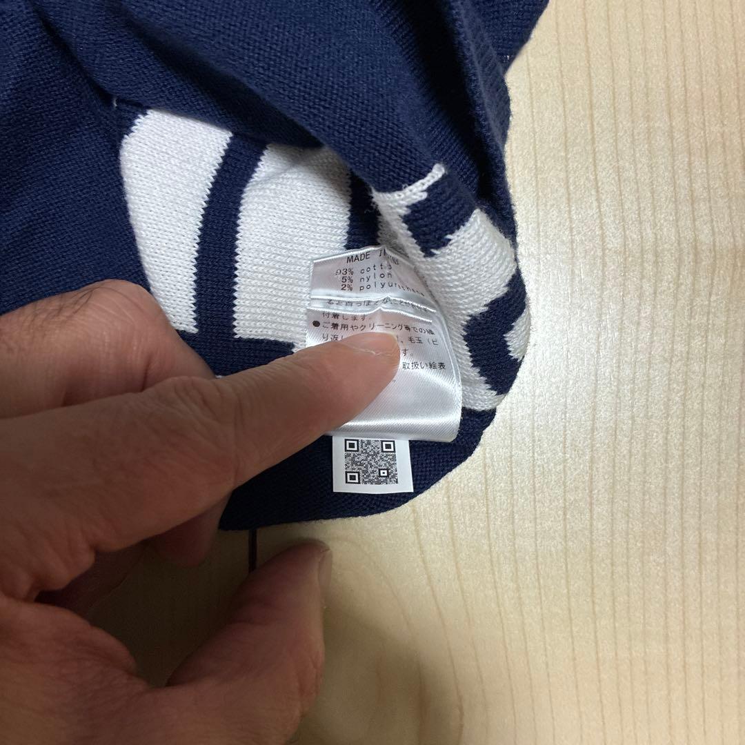 PEARLY GATES ネイビー タートルネック セーター 5サイズ