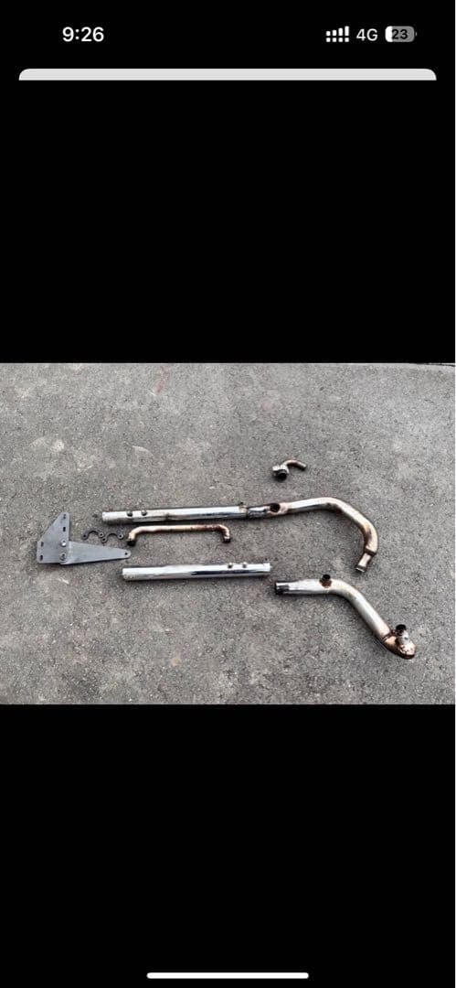 マグナ250 デイトナ製？マフラー ドラッグパイプマフラー