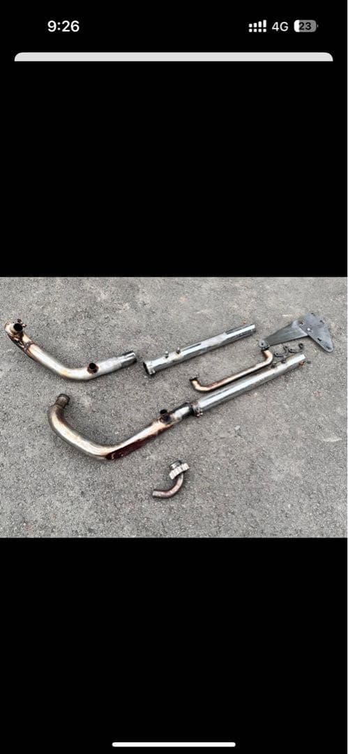 マグナ250 デイトナ製？マフラー ドラッグパイプマフラー