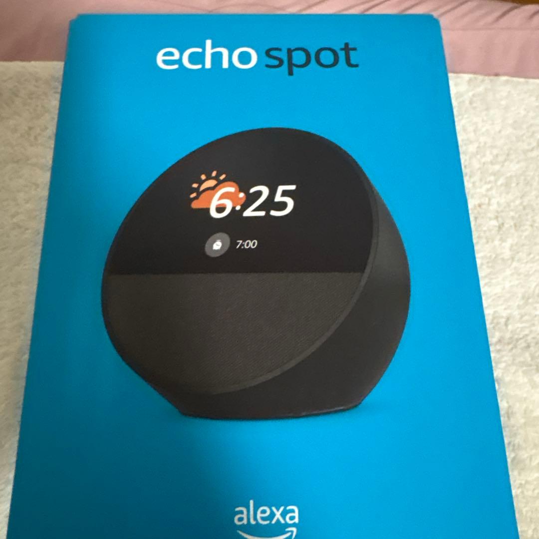 新品・未開封　amazon　アレクサ　エコースポット　echo spot