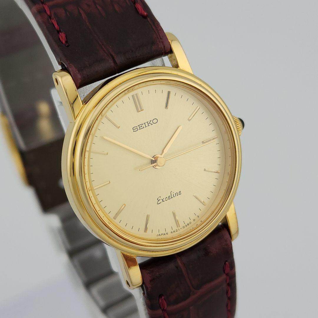 極美品・付属品付SEIKO エクセリーヌ シンプルクォーツ SGP