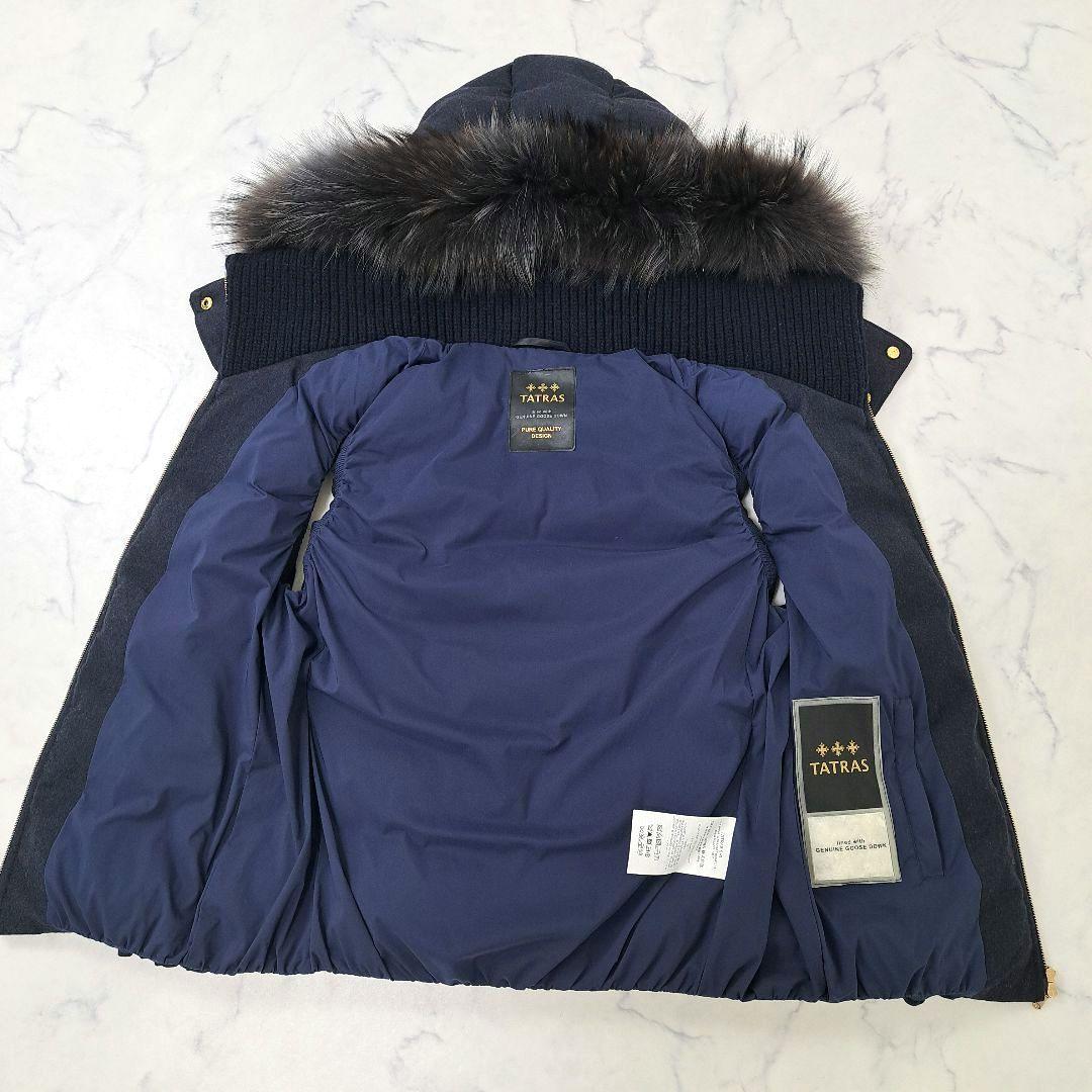 03サイズ★TATRAS タトラス ルセラ ダウンベスト ファー ウール