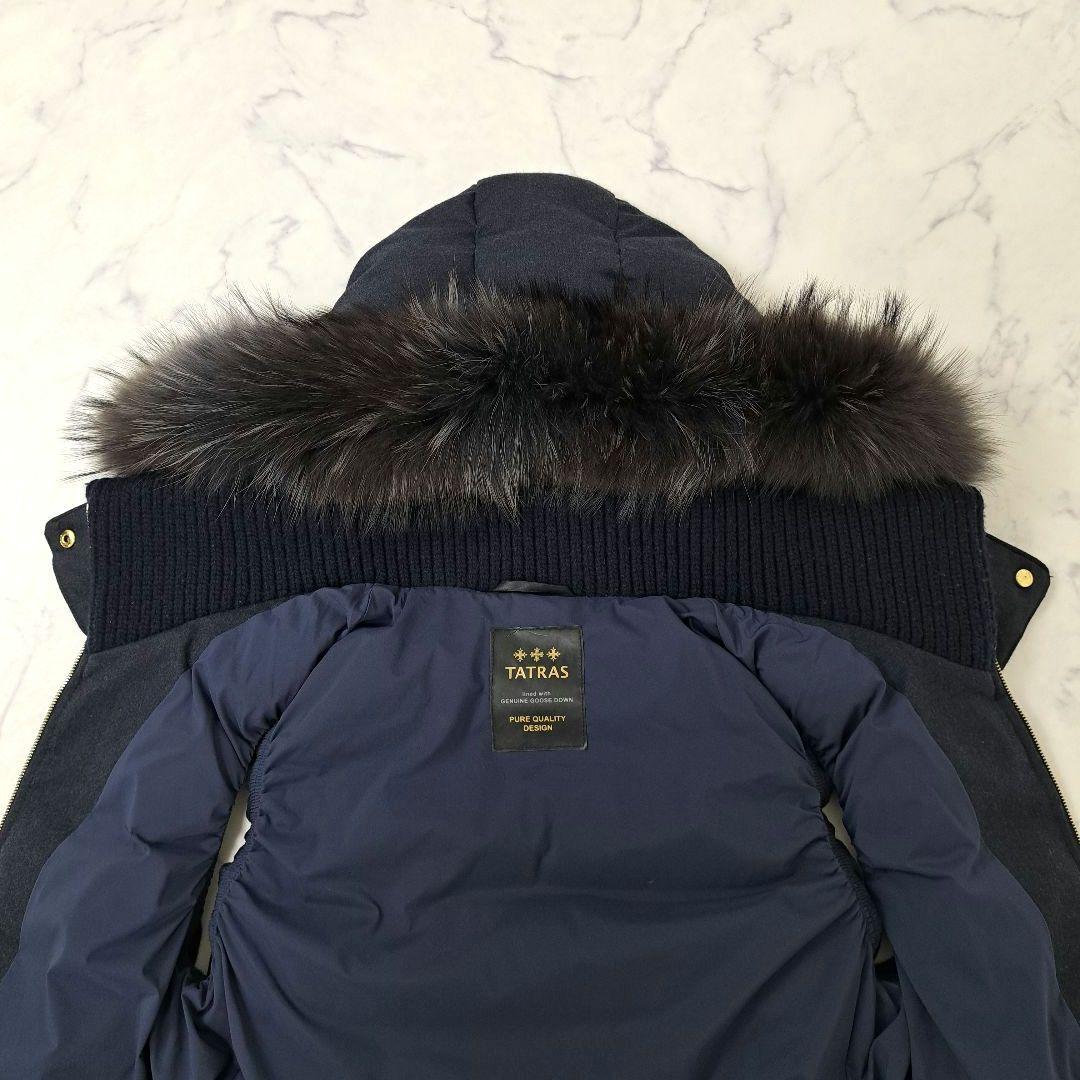 03サイズ★TATRAS タトラス ルセラ ダウンベスト ファー ウール