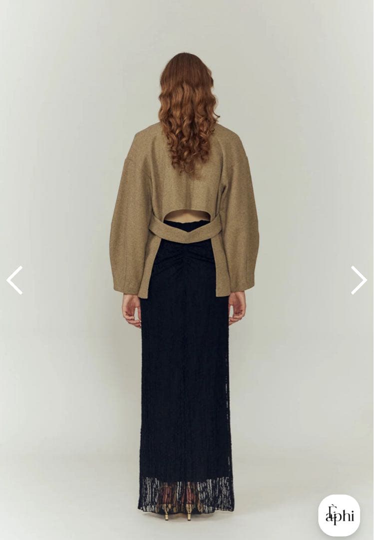 eaphi　CURVE CUT LINE JACKET