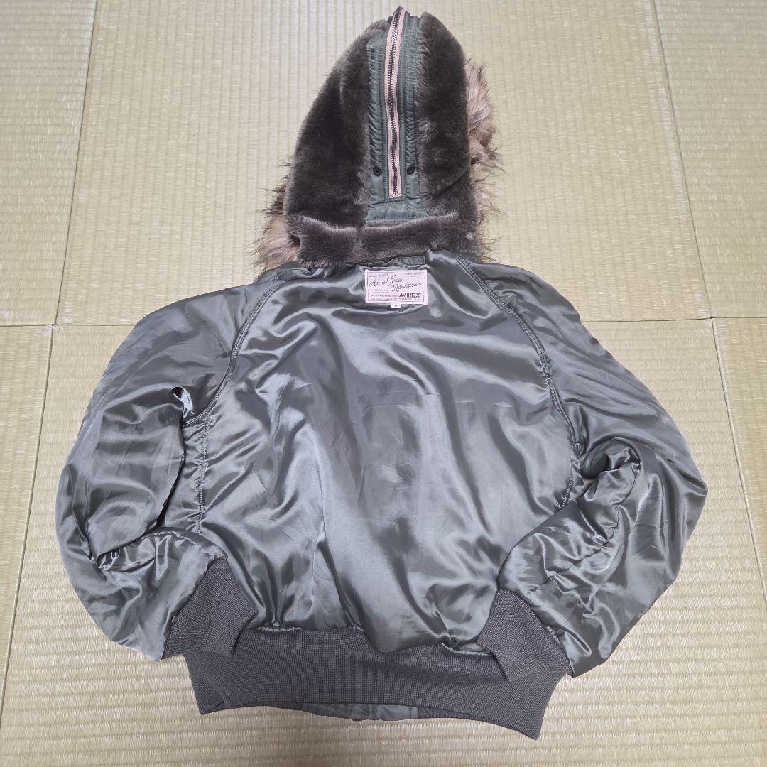 人気 AVIREX フライトジャケットリバーシブル N-2B Mサイズ