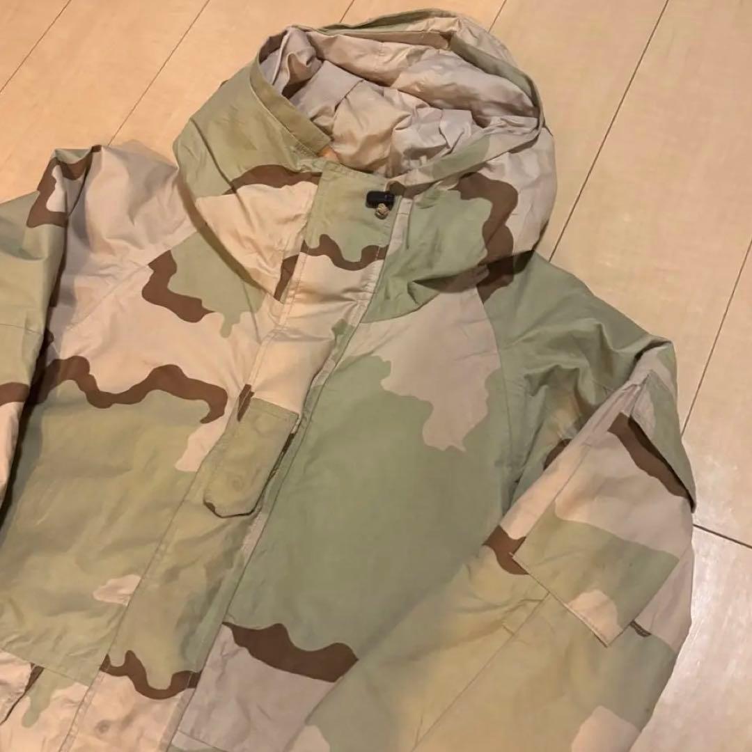 【実物】00s 米軍実物 ゴアテックス デザートカモ M-REGULAR