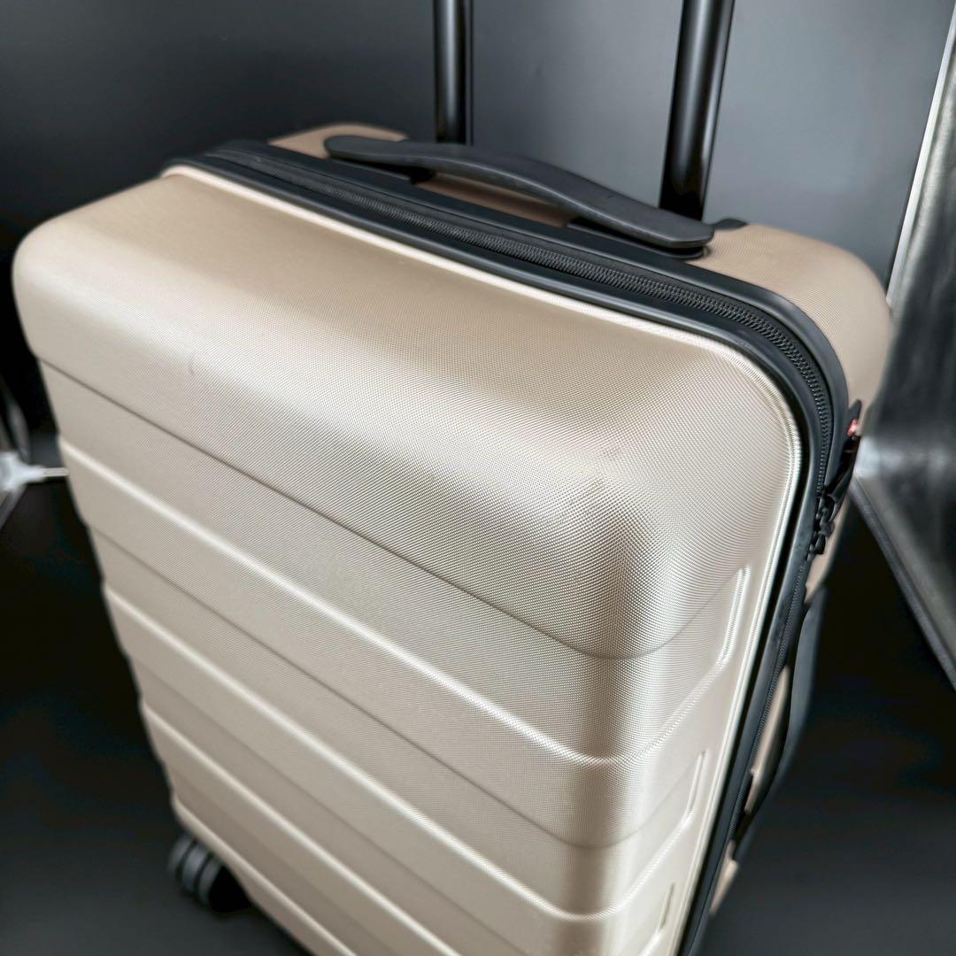 無印良品 MUJI バーを自由に調節できるハードキャリーケース 35L 機内