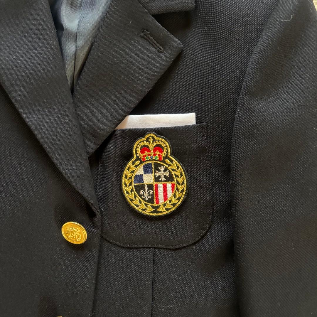 未使用級 ショパンwithこどもビームス 120cm 紺ブレ 金釦 6点セット