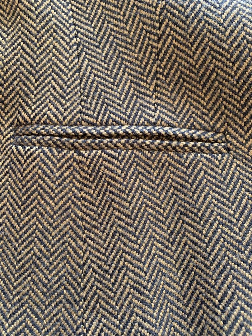 マックスマーラMAXMARAツイード ショートコートジャケット白タグ40カシミヤ