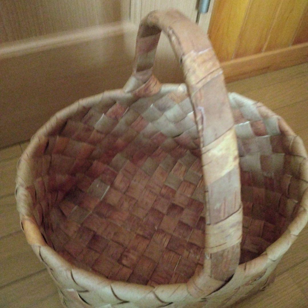 白樺のかご　中型