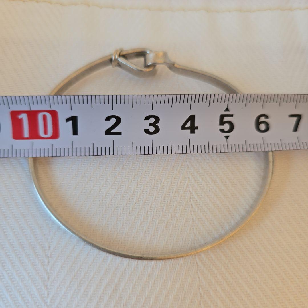 訳有　Tiffany & Co. フック&アイ　シルバー925 750 バングル