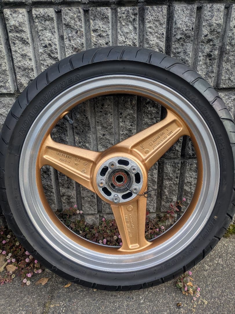 カワサキ　ゼファー750 純正ホイールセット 前後