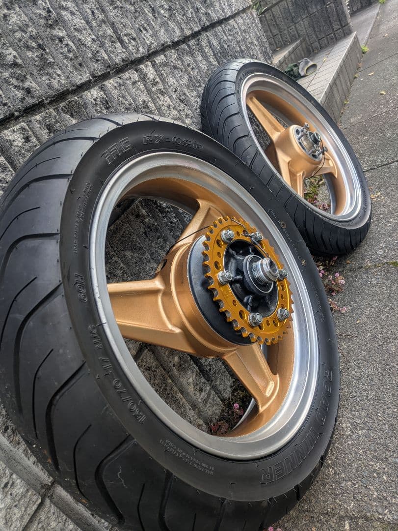 カワサキ　ゼファー750 純正ホイールセット 前後