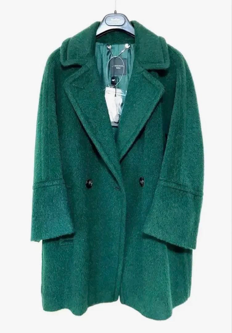 新品 マックスマーラ WEEKEND コート JI40 テディベア風 アルパカ混