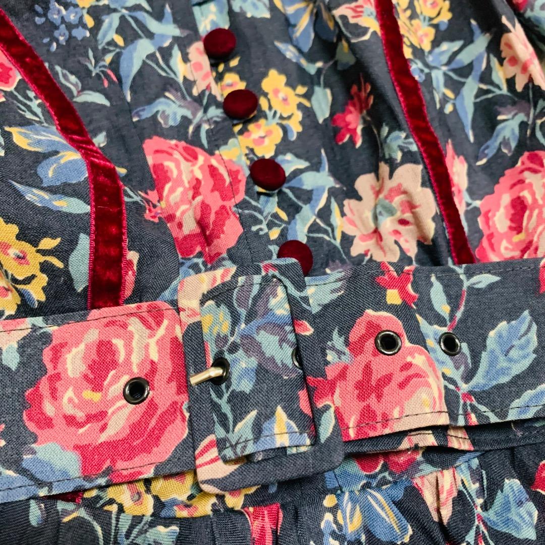 【週末限定値下げ】1970年代イギリス製ヴィンテージワンピースORIGIN_18