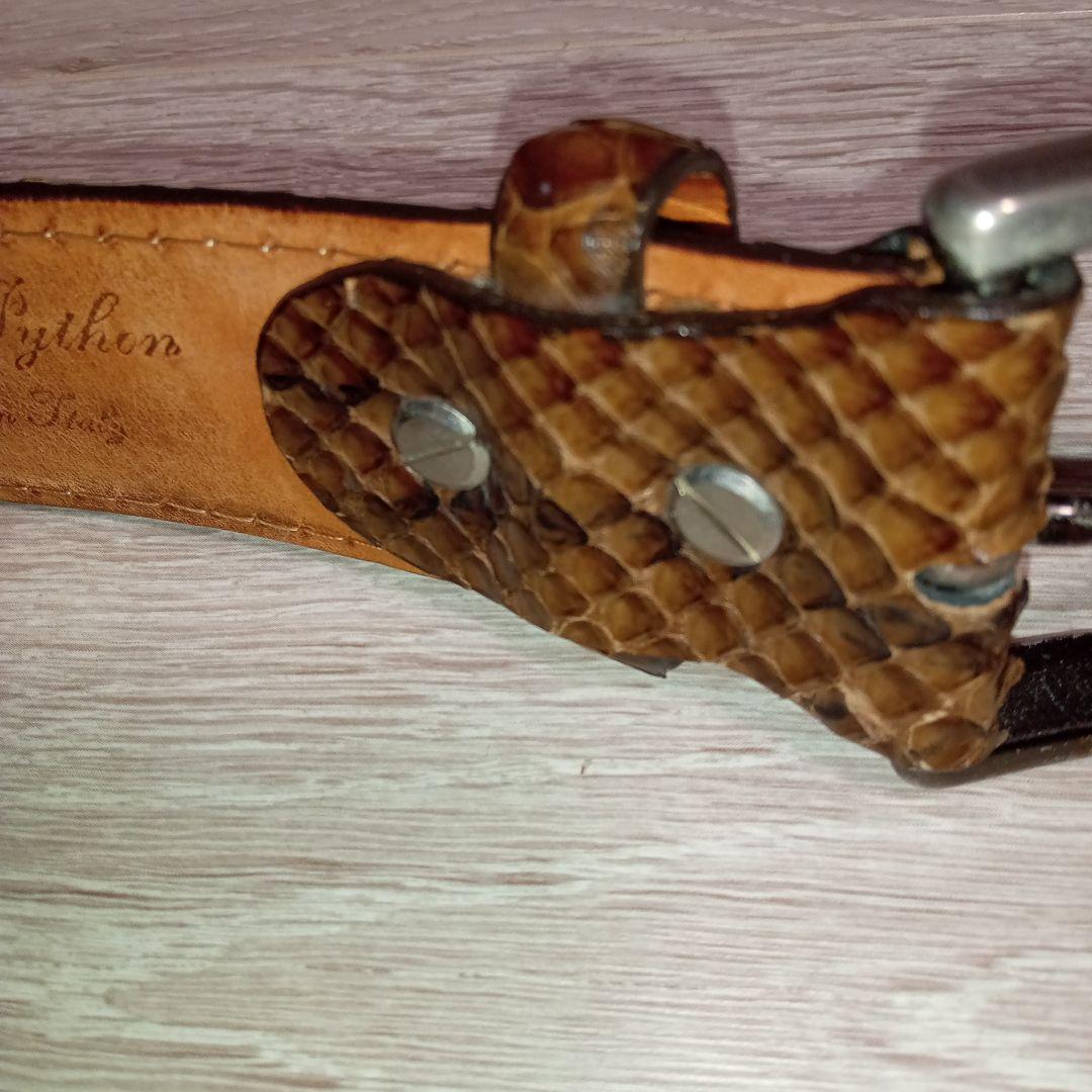 Reptile's House 　パイソン　レザーベルト