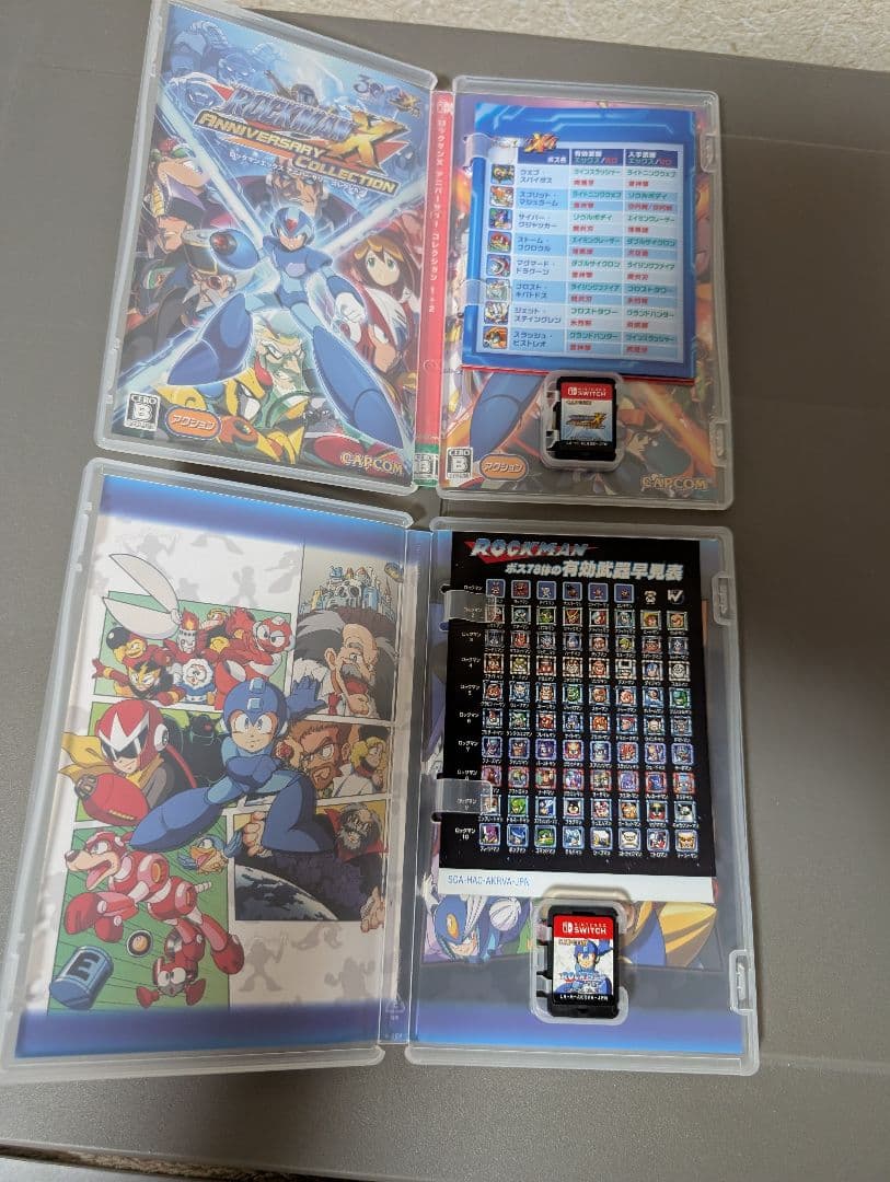 2点　Switch ロックマン,ロックマンX クラシックス コレクション 1+2