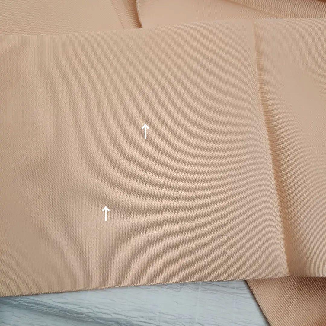 美品　塩瀬　九寸染帯　名古屋帯　つる葡萄　金駒刺繍　乙女色