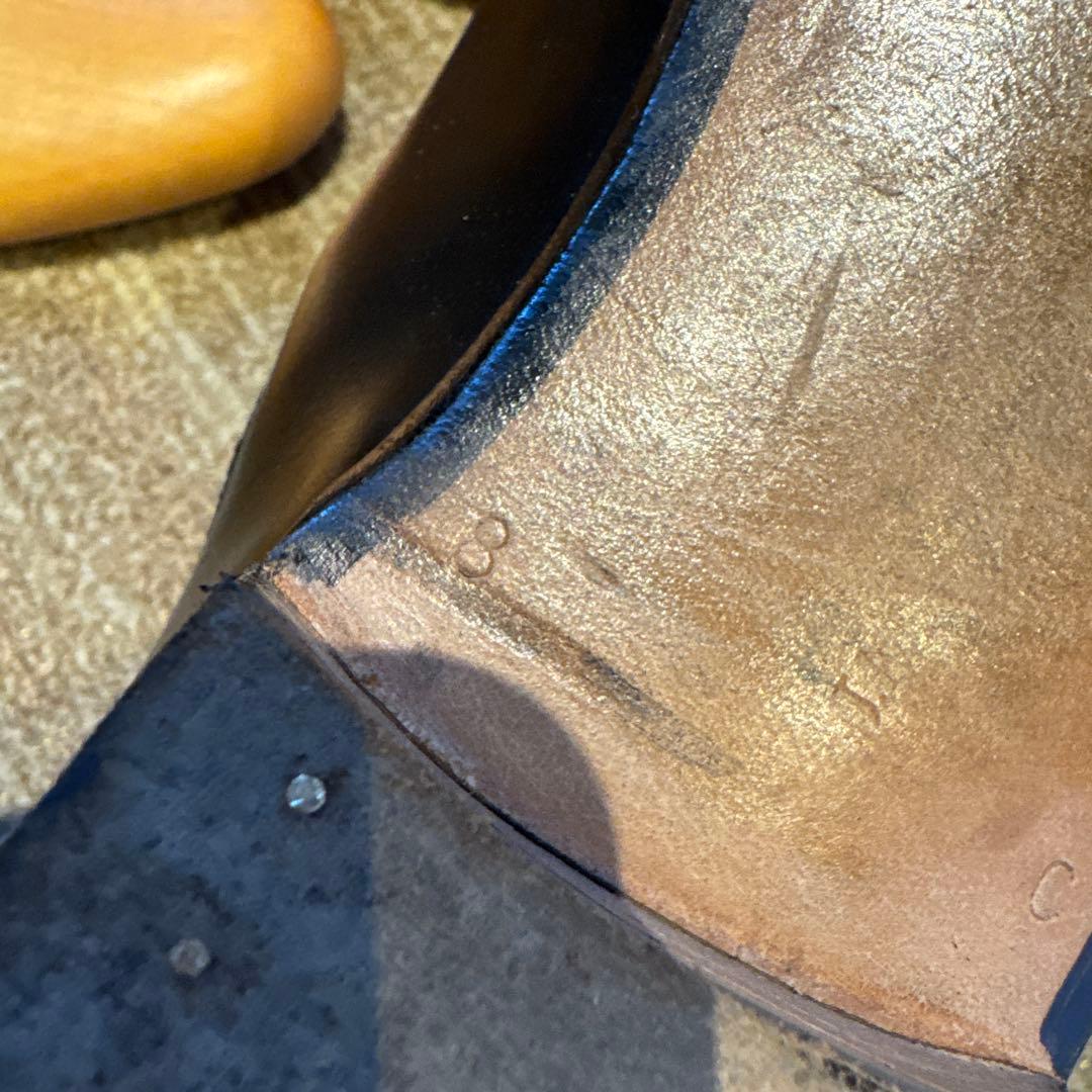 27日までで終了J.M.Weston チェルシーブーツ 収納袋とシューツリー付き