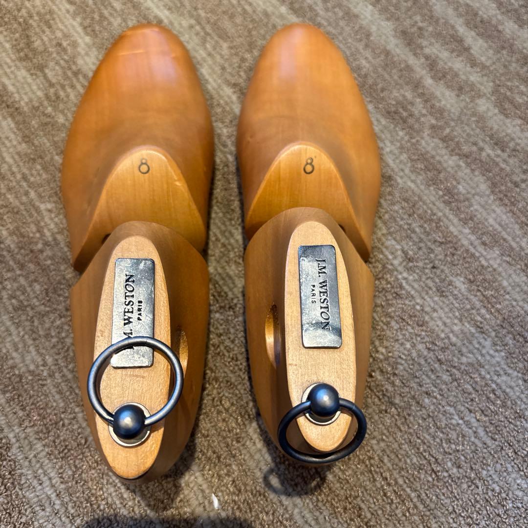 27日までで終了J.M.Weston チェルシーブーツ 収納袋とシューツリー付き