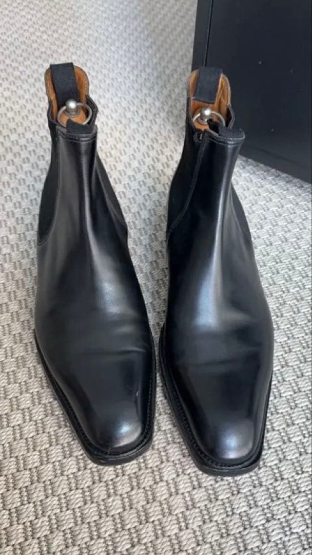 27日までで終了J.M.Weston チェルシーブーツ 収納袋とシューツリー付き