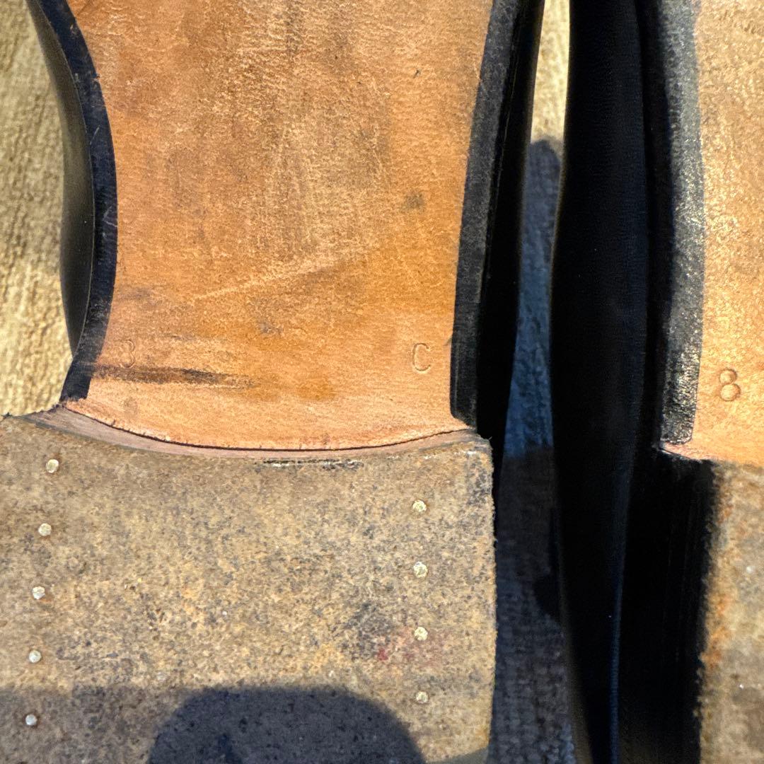 27日までで終了J.M.Weston チェルシーブーツ 収納袋とシューツリー付き