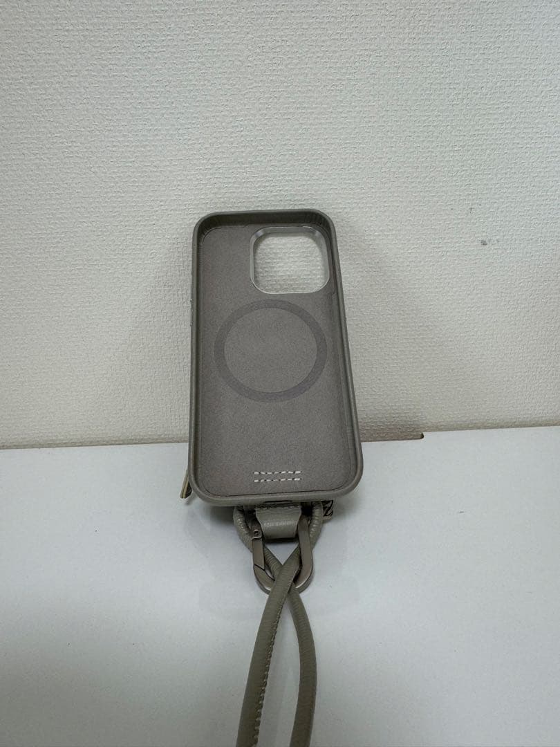 object.io レザーストラップ➕iPhone15Proケースセット