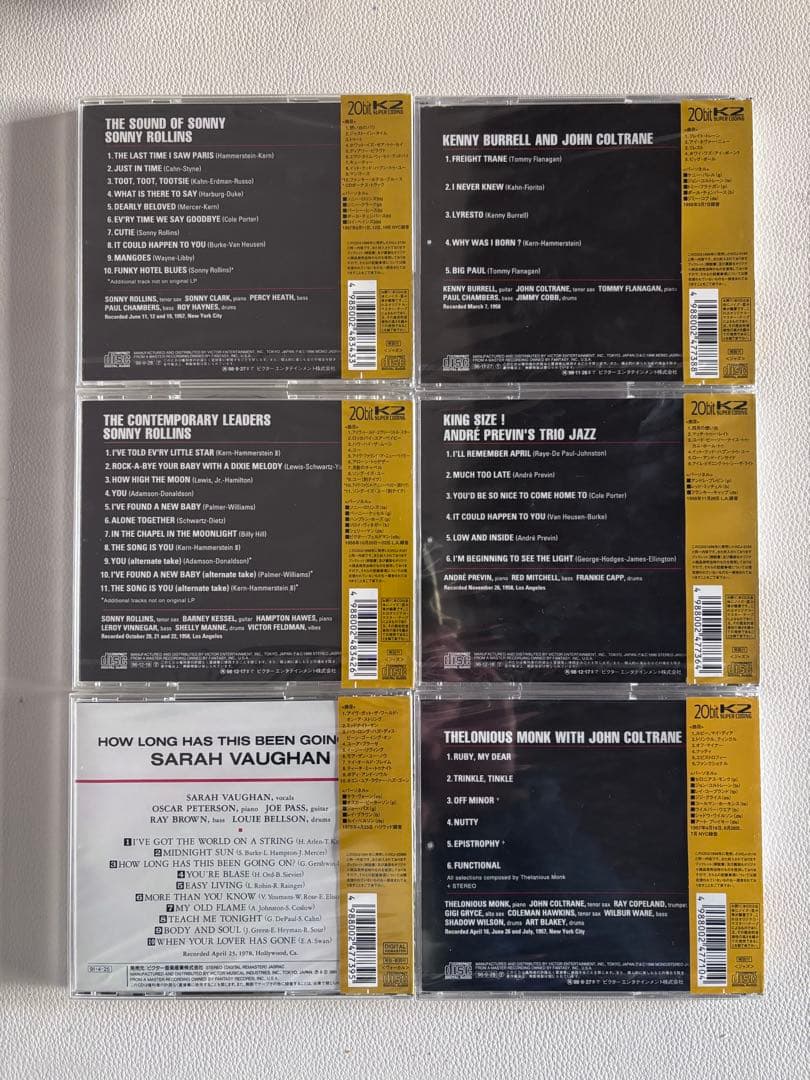 ジャズ CD 新品　コルトレーン　ソニーロリンズ　モンク　エバンス他14枚セット