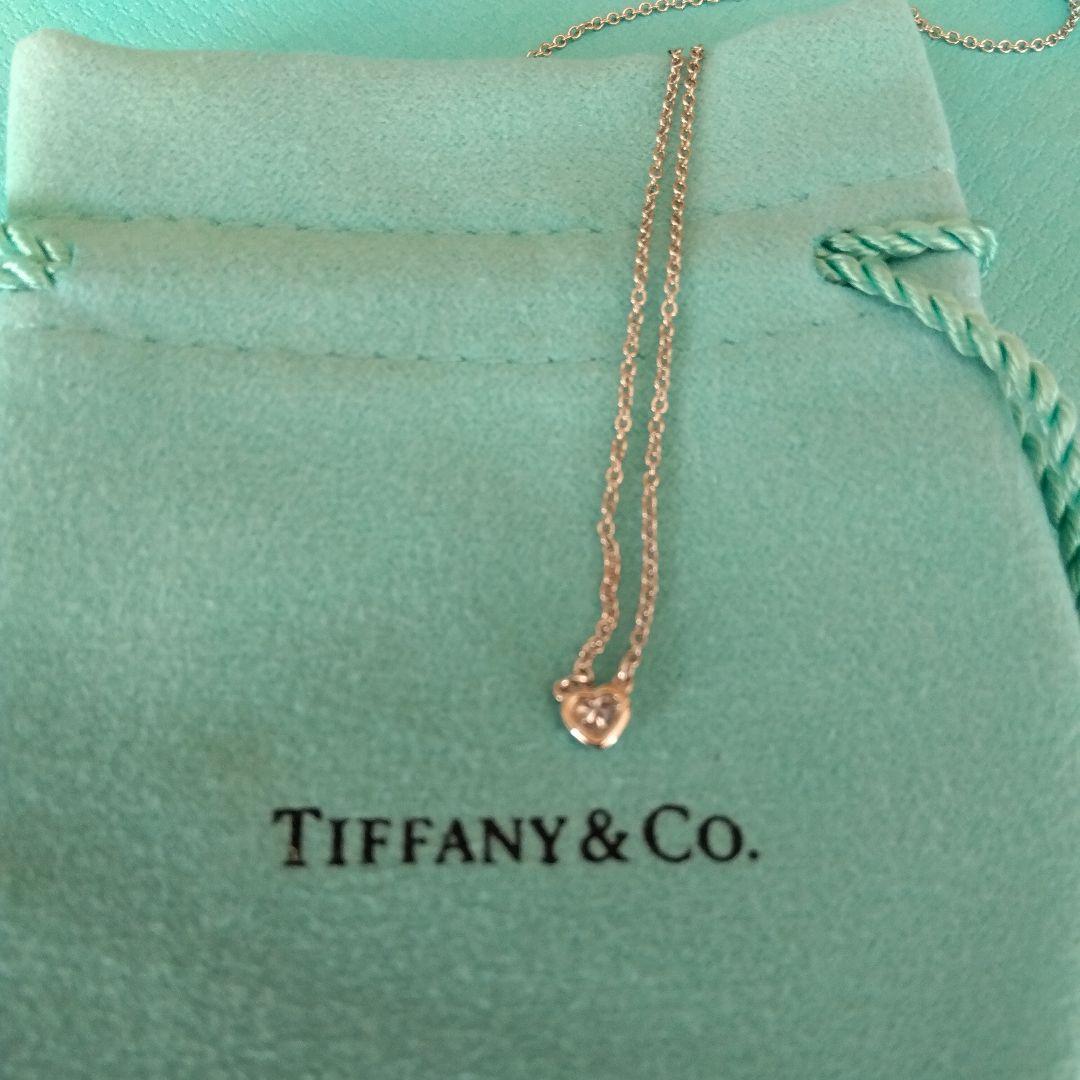 Tiffany & Co. 日本限定　バイザヤード　プラチナ　ハート　ネックレス