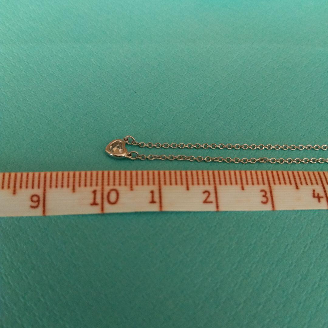 Tiffany & Co. 日本限定　バイザヤード　プラチナ　ハート　ネックレス