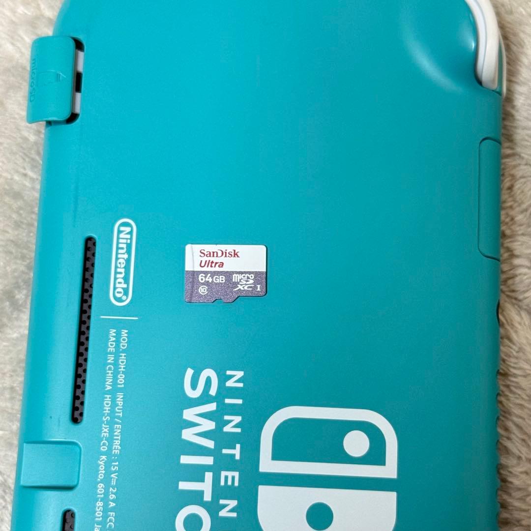 Nintendo Switch Lite ターコイズ本体＋microSD